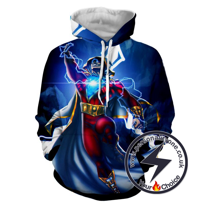 Shazam Power - Shazam 3D - Shazam Hoodies